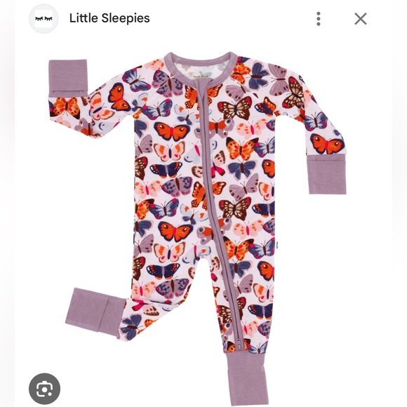 Little sleepies butterfly kisses 6-12 month onesie - Picture 5 of 6